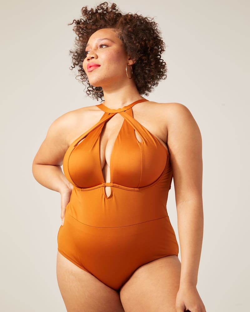 Front of plus size Cancun Underwire One-Piece by City Chic | Dia&Co | dia_product_style_image_id:154131